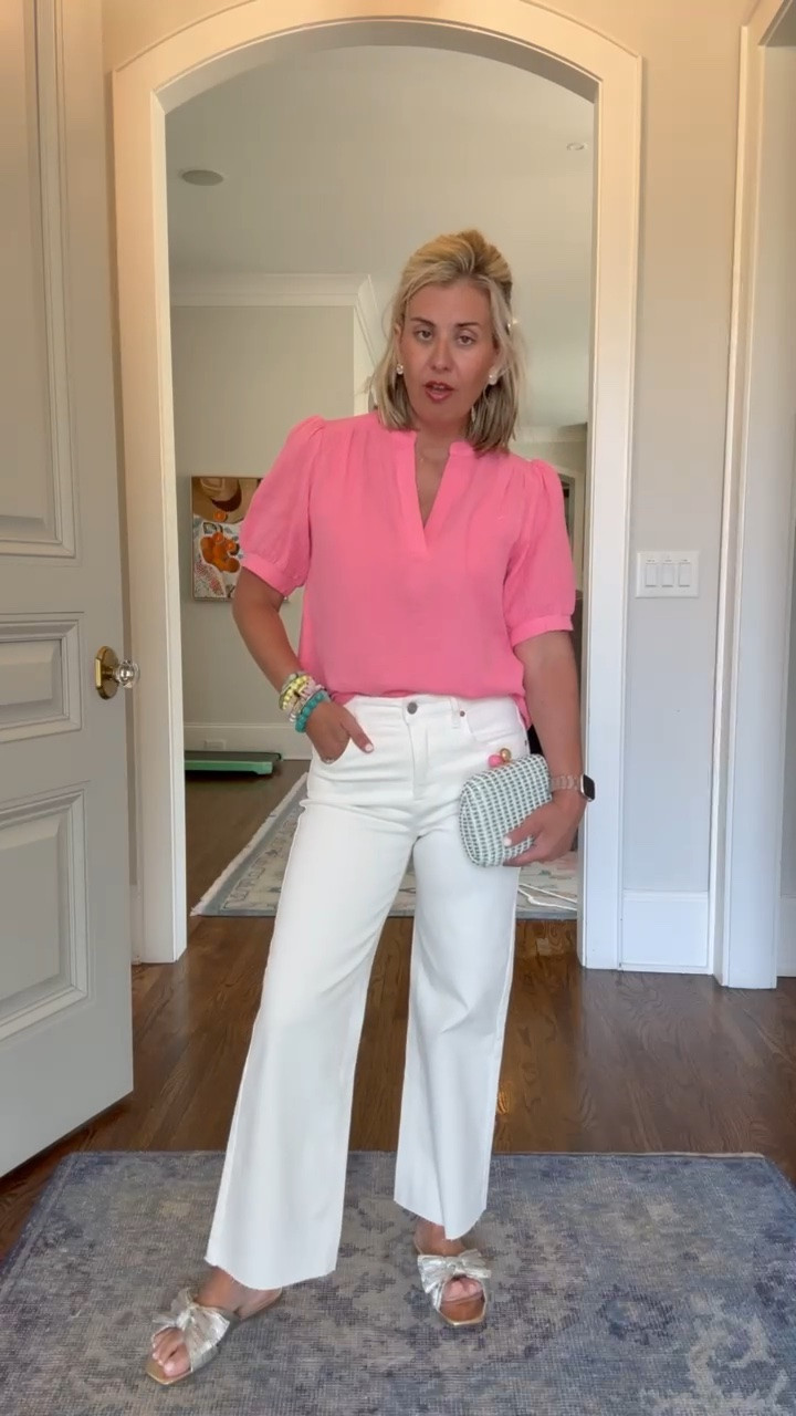 Shop my Avara favorites up to 50% off almost everything now through 5/25!! I’m pretty sure I have every color in the Tammy top that Avara has ever made. It’s just classy and effortless paired with this year round ecru jean. I’m in small top, 26 jean & 8 sandal.

#LTKootd #LTKSeasonal #LTKSaleAlert