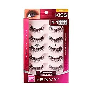 I-ENVY by KISS Beyond Naturale 01 Lashes Demi Wispies 5 Pair 1 Pack Natural Wispy Style KPEM33 | Amazon (US)