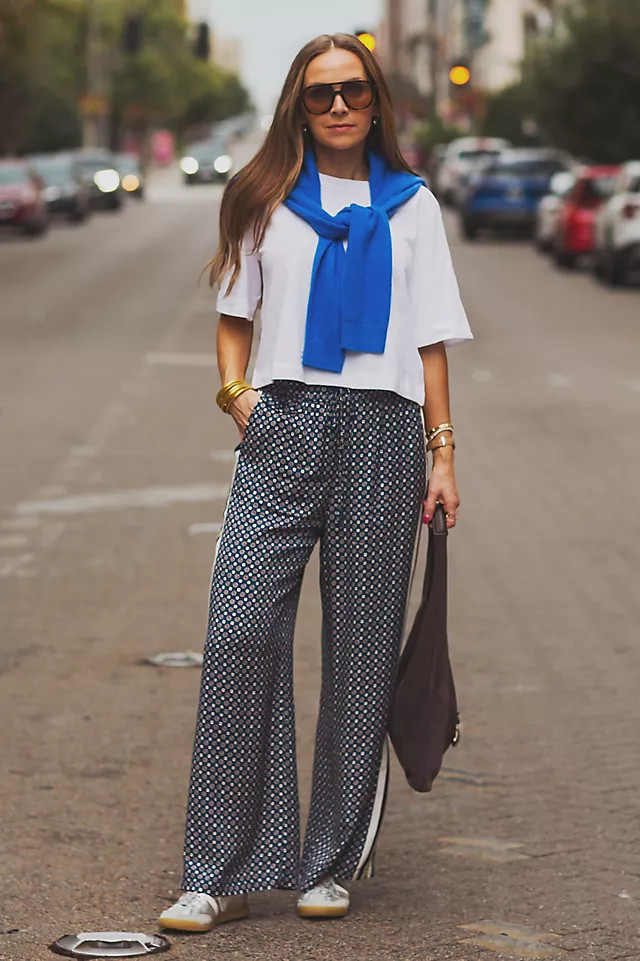 @merricksart x Maeve Brooklin Tie-Front Pull-On Pants | Anthropologie (US)