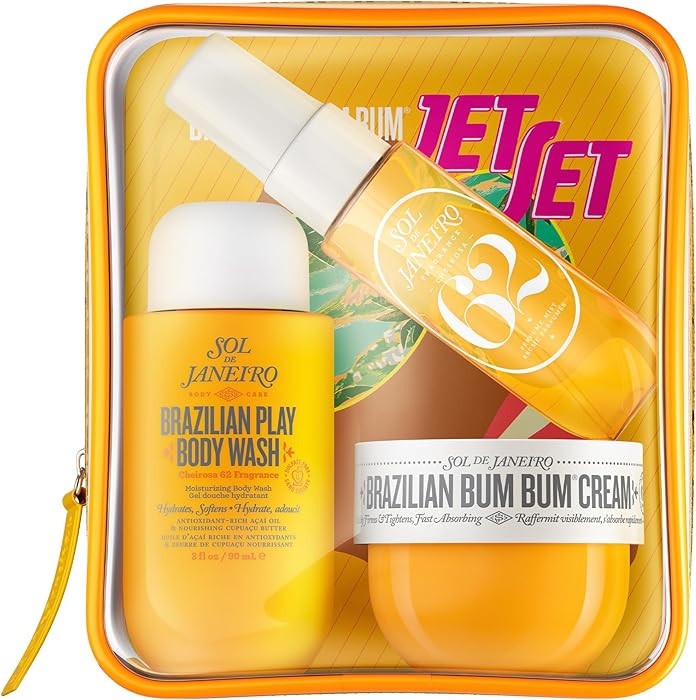 Sol de Janeiro Jet Set - Travel Size Body Care Kit - Beauty Gift Sets - Trial Set Body Wash, Crea... | Amazon (US)