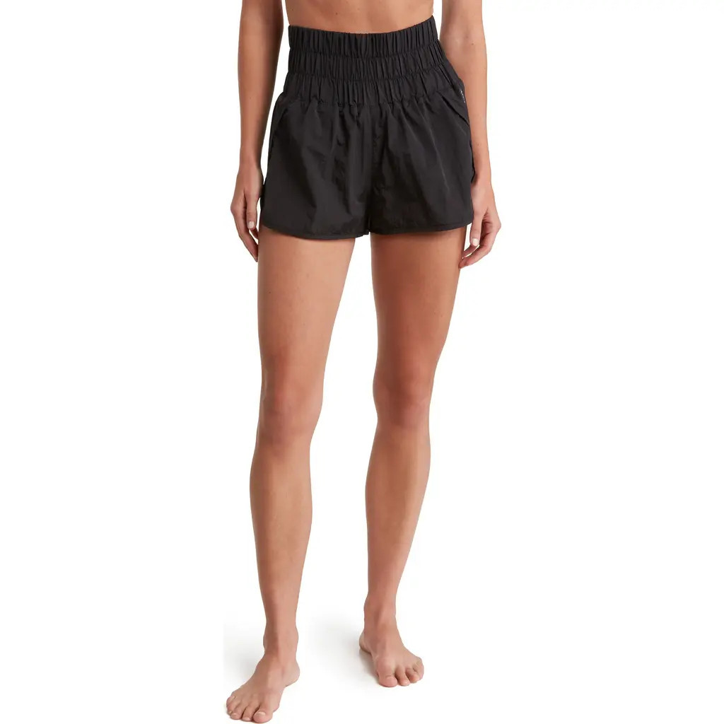 FREE PEOPLE MOVEMENT FP Movement The Way Home Shorts in Washed Black at Nordstrom, Size X-Small | Nordstrom