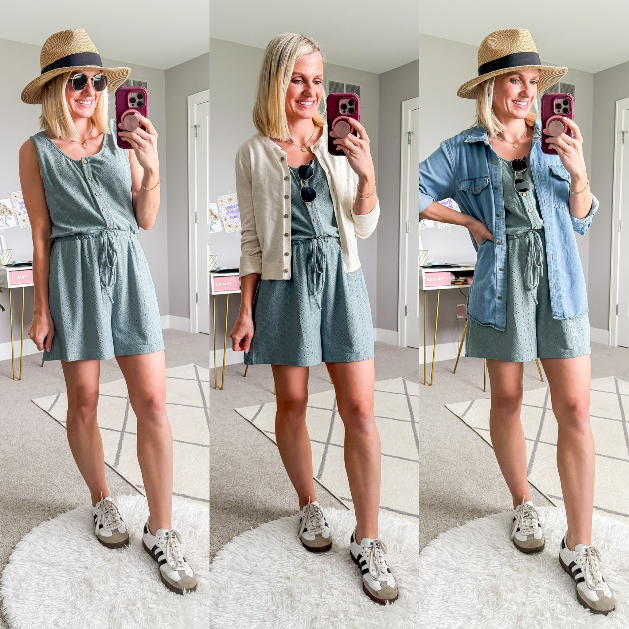 Summer capsule wardrobe outfits with a romper! 

#LTKStyleTip #LTKSeasonal #LTKFindsUnder100