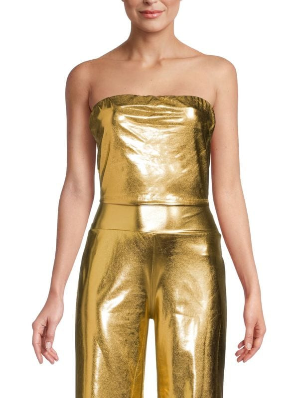 Metallic Tube Top | Saks Fifth Avenue OFF 5TH