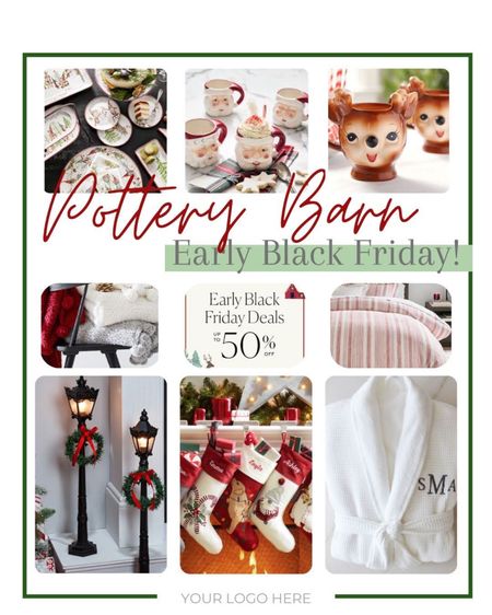 Pottery Barn is having an early Black Friday sale with prices from 50-70% off and free shipping on many items!  
Check out some of the best deals for Christmas decorating and gifts here. 

#LTKHoliday #LTKGiftGuide #LTKCyberweek