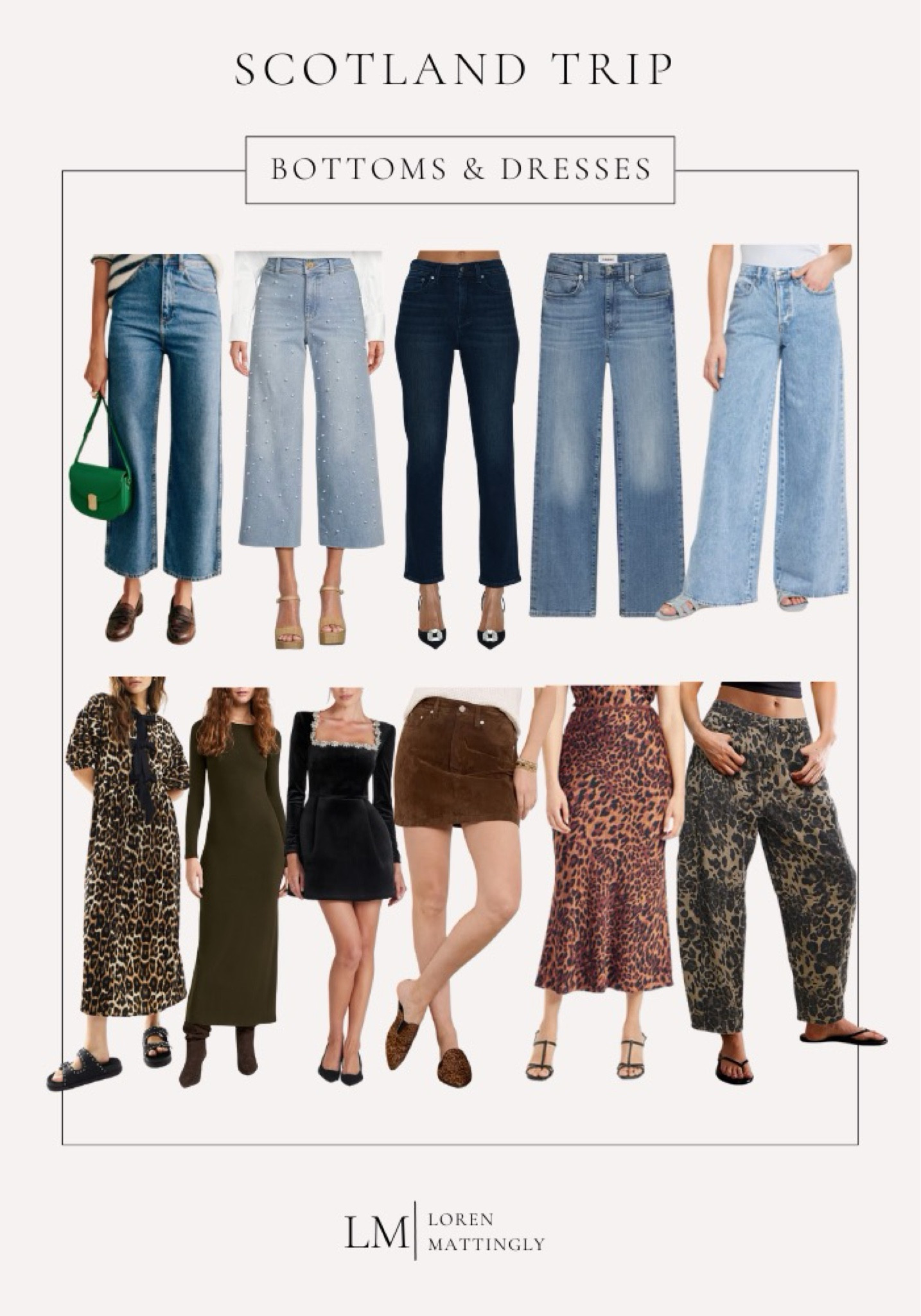 Bottoms & dresses I’m wearing on my Scotland trip! 🏴󠁧󠁢󠁳󠁣󠁴󠁿 

#LTKTravel