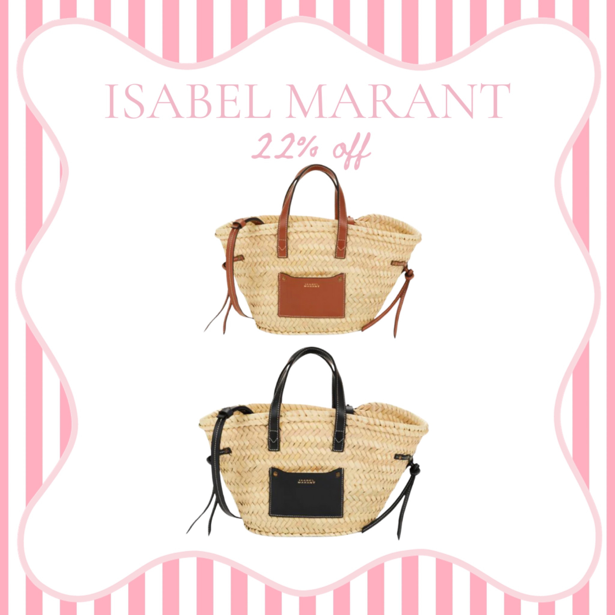 Isabel Marant straw beach bag tote is 22% off!! This would make a great gift 

Isabel marant, saks sale, saks fifth Ave 

#LTKsalealert #LTKGiftGuide #LTKSeasonal