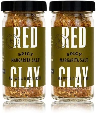 Red Clay Spicy Margarita Salt, Cocktail Salt and Grill Seasoning with Real Citrus Peel and Chili ... | Amazon (US)
