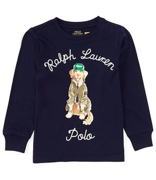Big Boys 8-20 Long-Sleeve Dog-Print T-Shirt | Dillard's