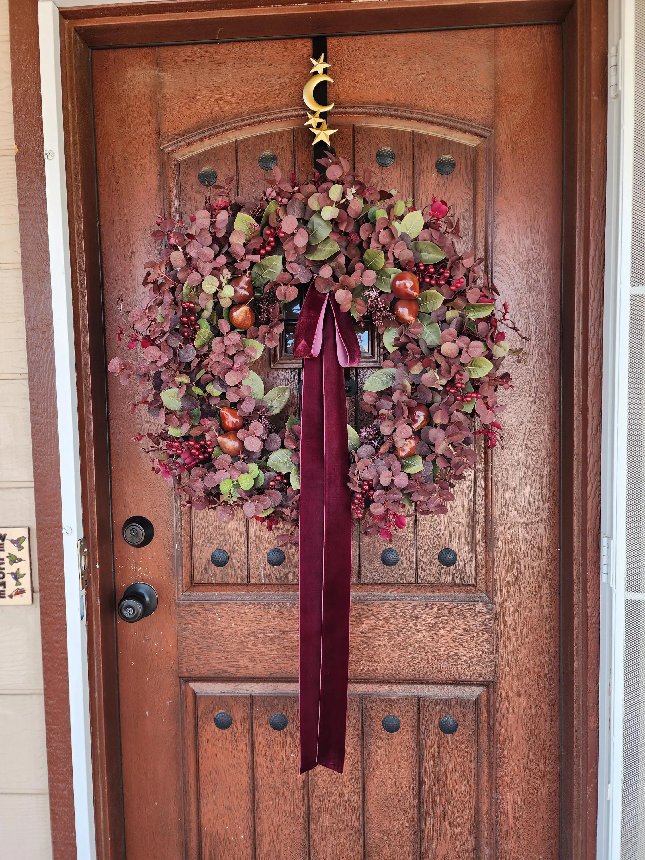 Fall Cottagecore Fruit Wreath, Plum and Burgundy Wreath, Autumn Harvest Wreath, Lux Cottage Fall Decor, Fig Wreath | Etsy (Global)