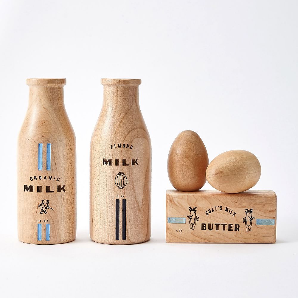 Dairy Play Food Set | West Elm (US)