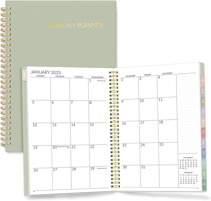 SUNEE 2025-2026 Monthly Planner - 24 Months (Jan 2025 - Dec 2026) Monthly Planner - 7"x10" Monthl... | Amazon (US)