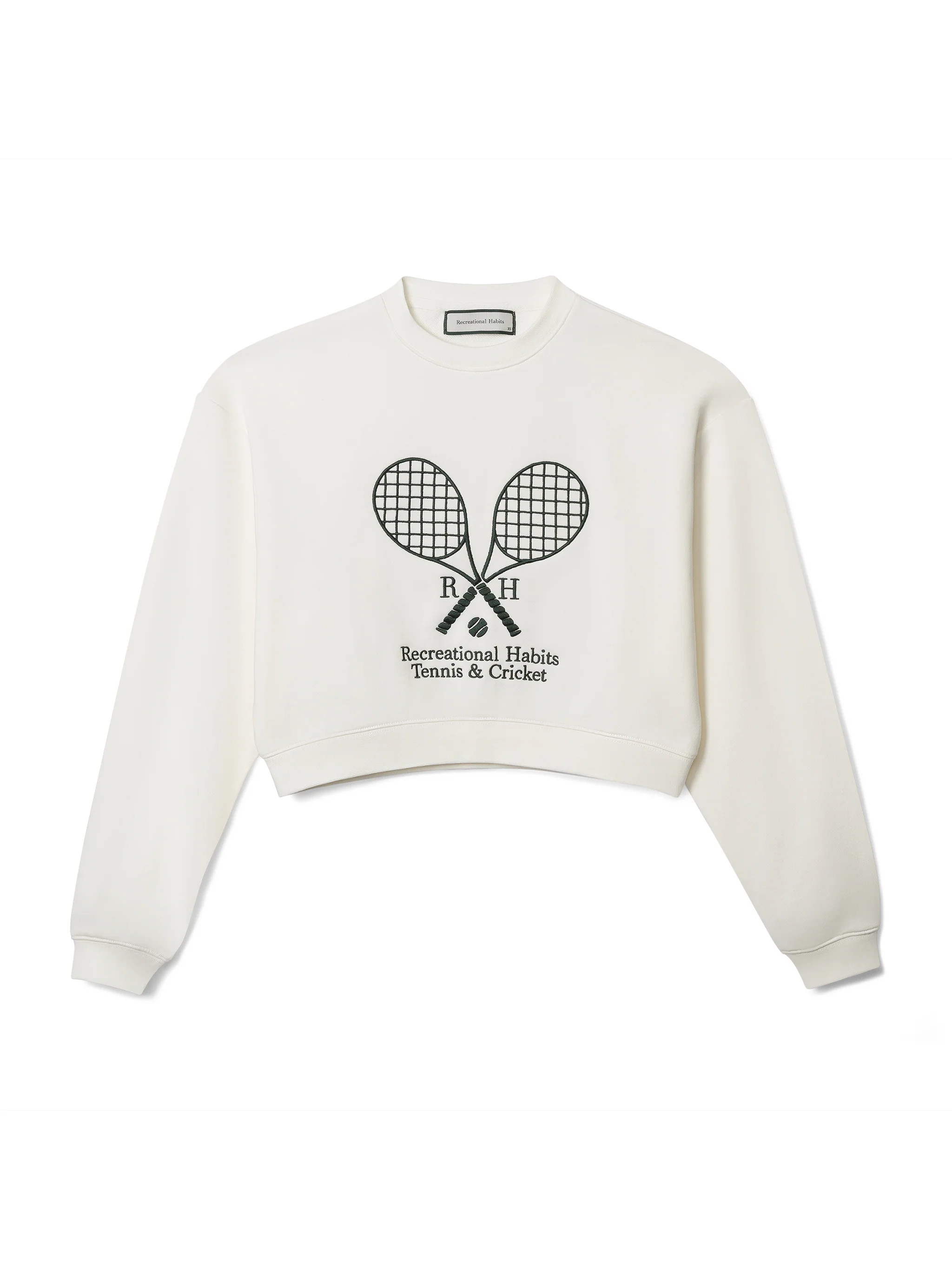 Williams Cropped Crew in Cream | Recreational Habits