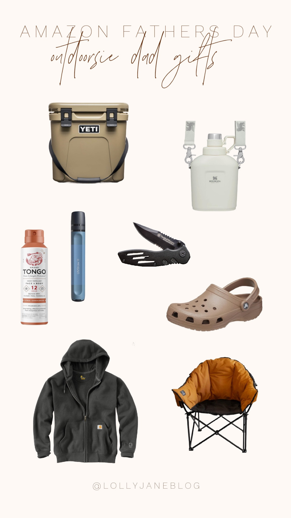 Father’s Day gifts for the outdoorsie dads! 

Amazon has some great outdoorsie options for your dads who adore the outdoors! A yeti cooler is always a fun option to keep all of those drinks fresh, and it’s perfect for leaving h at the campsite while he explores! Some goodies to take on the adventure is this pocket knife, Stanley flask, bug spray, life straw, and this carhartt hoodie. You can leave the crocs and chair at the camp 😉

#LTKGiftGuide #LTKSeasonal