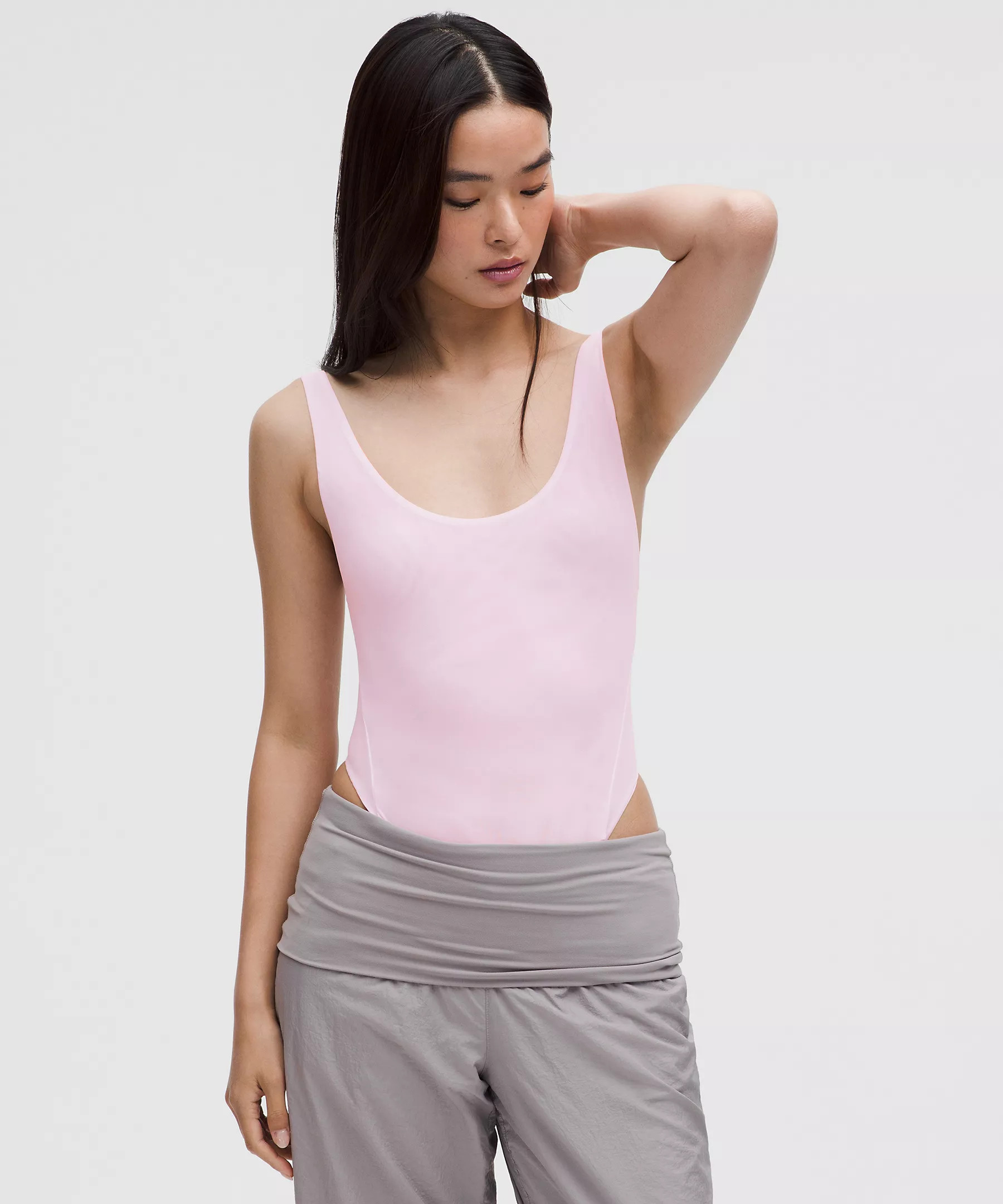 Wundermost Ultra-Soft Nulu Mesh Scoop-Back Sleeveless Thong Bodysuit | Lululemon (US)