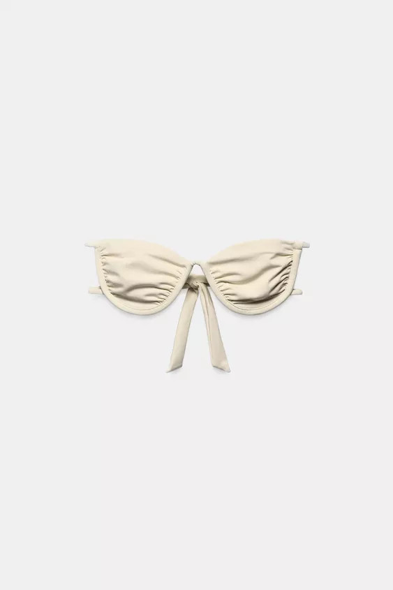 UNDERWIRE STRAP BIKINI TOP | Zara US