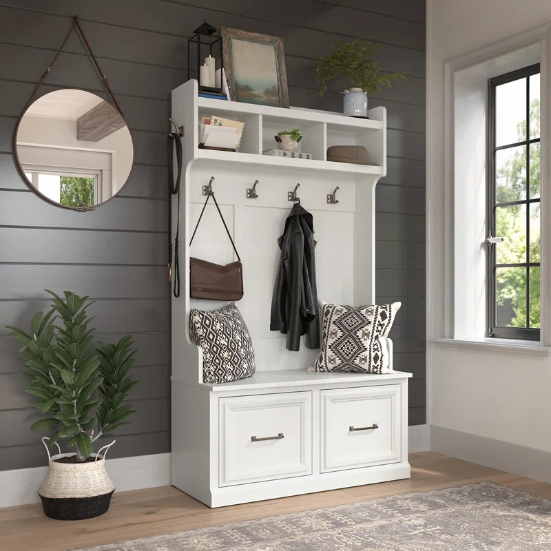 Arulappu Hall Tree with Bench and Shoe Storage | Wayfair North America