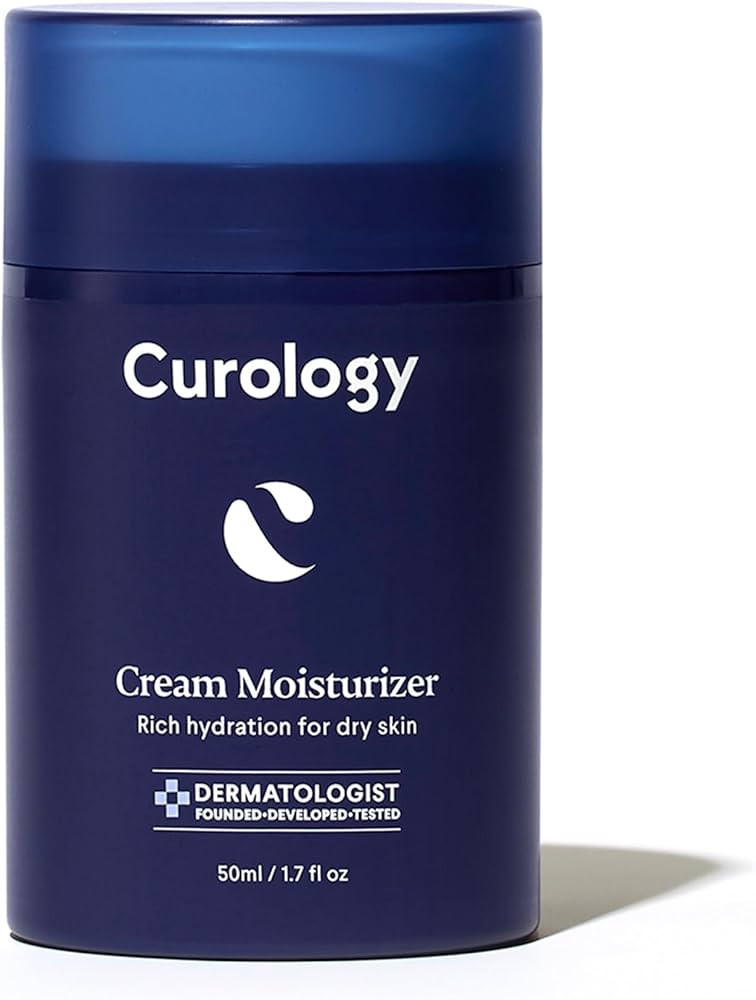Curology Cream Moisturizer, Rich Hydrating Face Lotion for Dry Skin, with Shea Butter and Hyaluro... | Amazon (US)