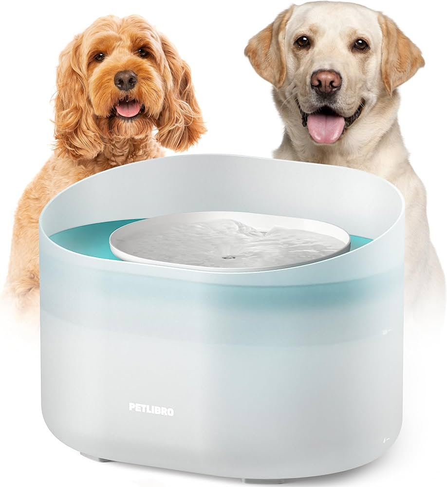 PETLIBRO Dog Water Fountain, 2.1Gal/8L Capsule Dog Fountain for Medium to Large Dogs, Anti-Splash... | Amazon (US)