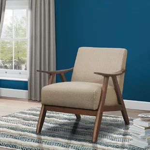 Sand & Stable Hertford Lyquinn 25.78'' Wide Linen Armchair With Solid Wood Foot | Wayfair | Wayfair Professional