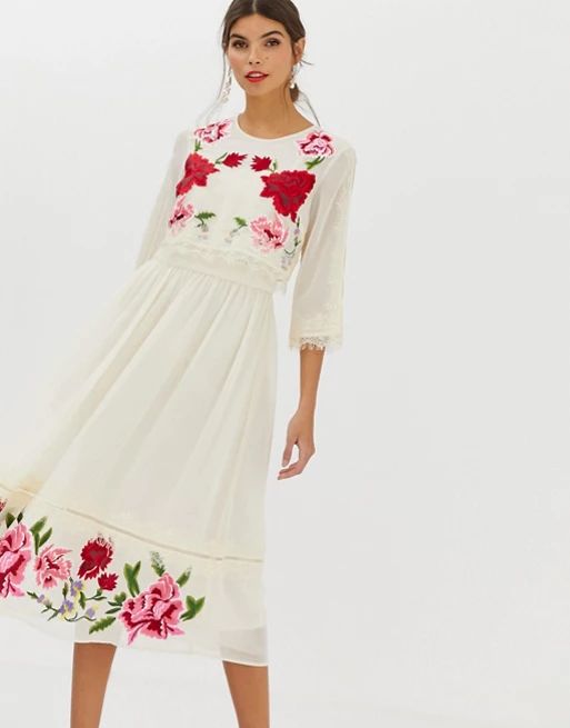 Search results for embroidered dress | ASOS US