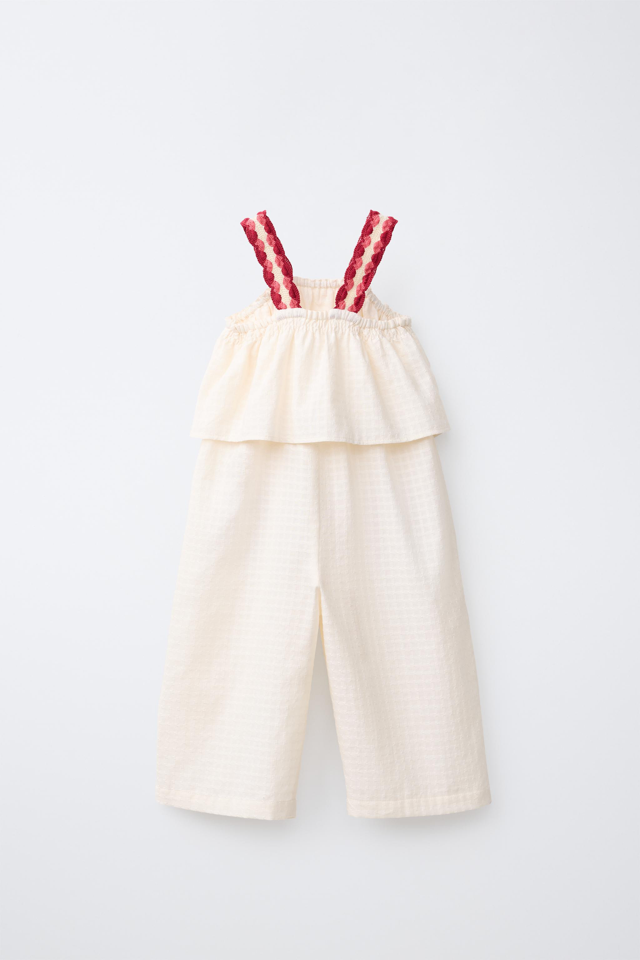 CROCHET POCKET JUMPSUIT | Zara US