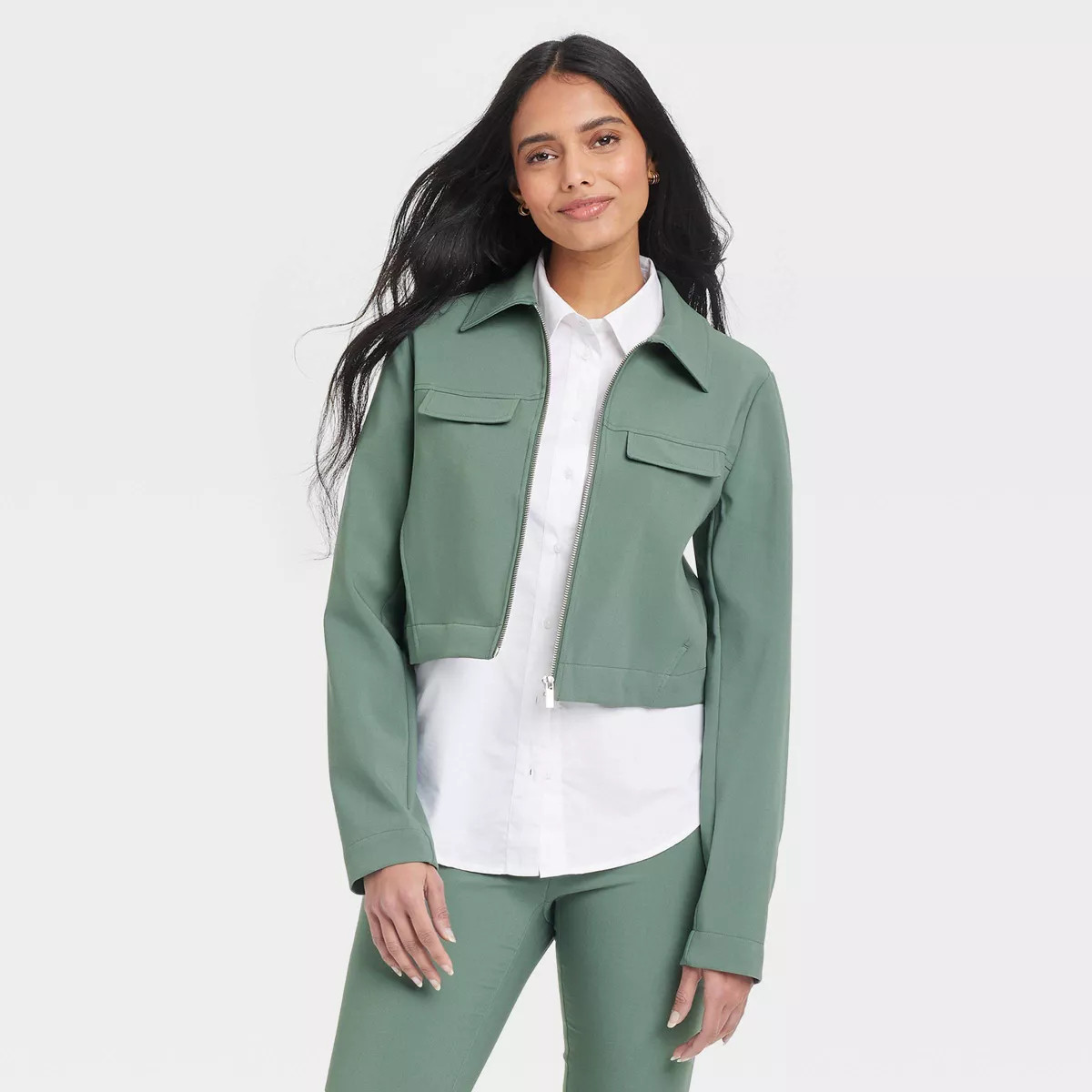 Women's Zipper Jacket - A New Day™ | Target