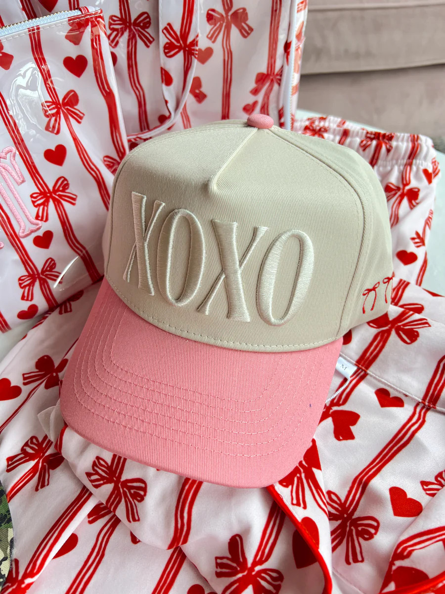 XOXO - Pink Vintage Hat | KenzKustomz