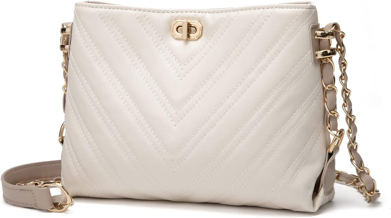 Small Crossbody Bags for Women Purses Fashion Leather Lightweight Handbags Shoulder Bag | Amazon (US)