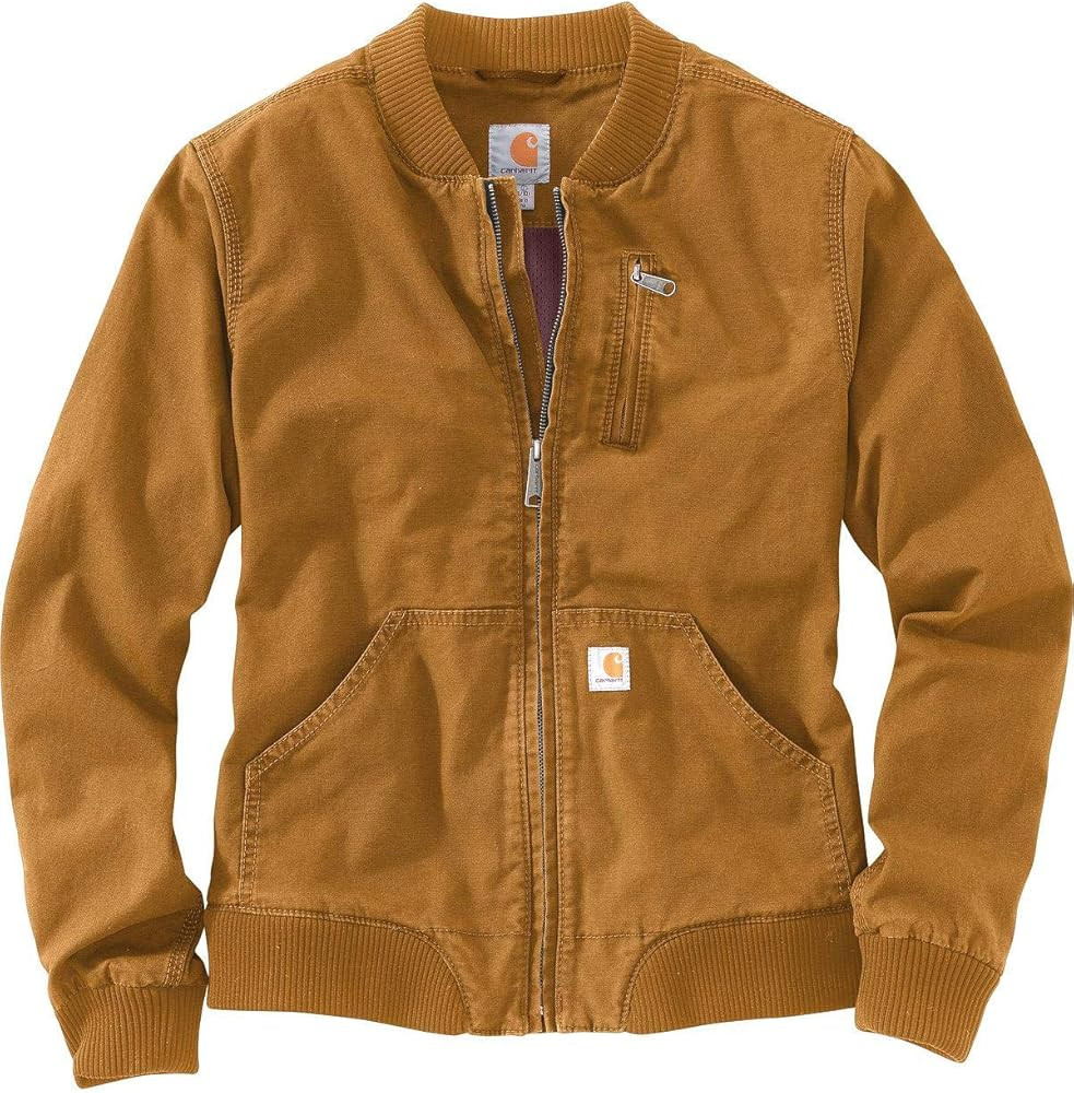 Carhartt Women's Rugged Flex Relaxed Fit Canvas Jacket | Amazon (US)