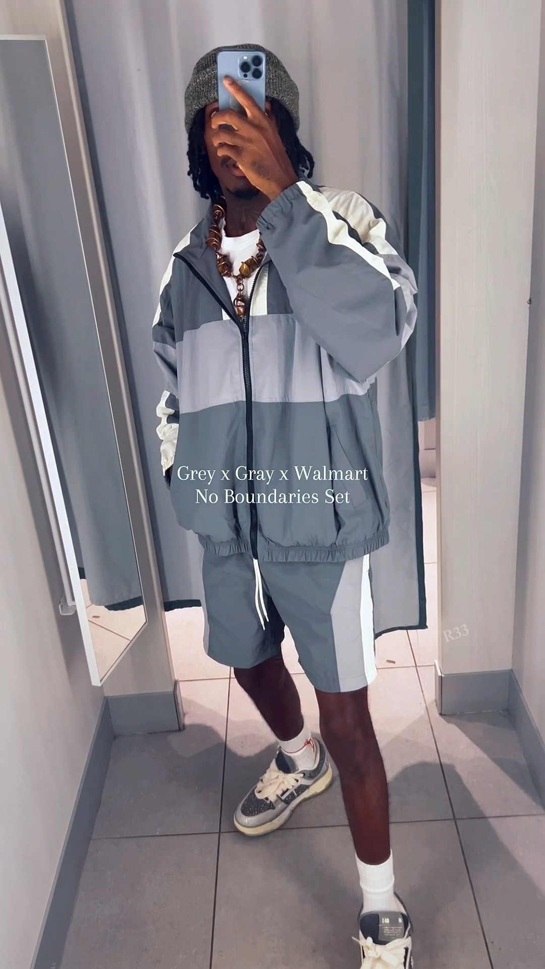 Gray Way🩶 track windsets 🔥  #walmartclothes 
(MULTIPLECOLORS) 
#tracksuitset #tracksuit 

#LTKootd #LTKMens #LTKgrwm