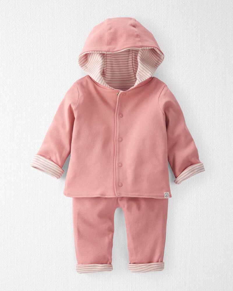 2-Piece Reversible Organic Cotton Rib Set | Carter's