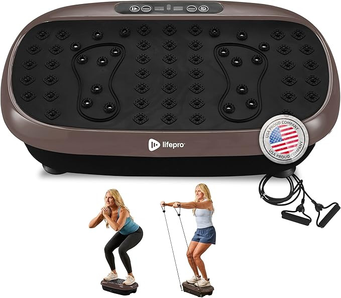 Lifepro Vibration Plate Exercise Machine with Magnetic Acupoints - Full Body Vibration Platform f... | Amazon (US)