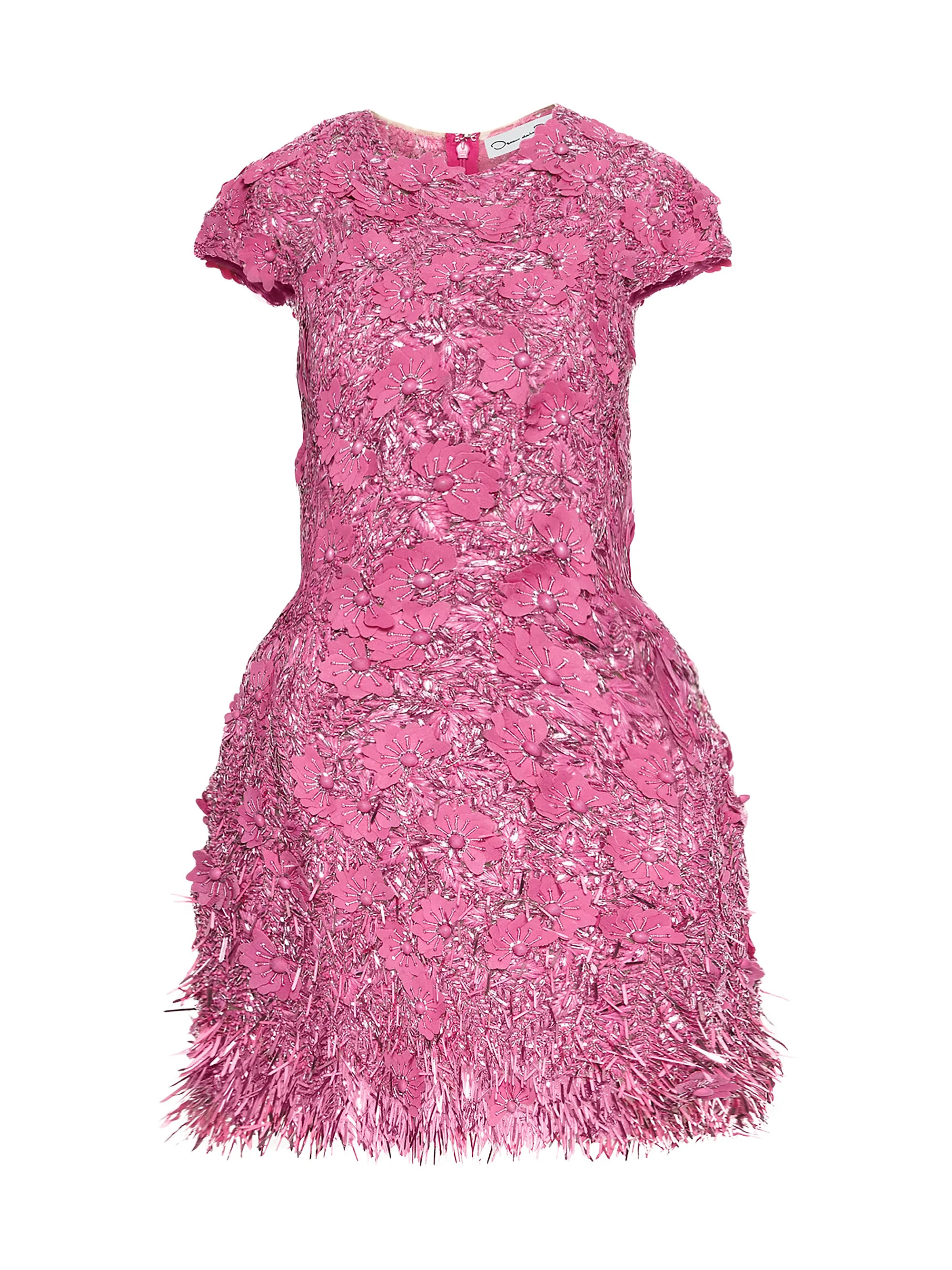 Embellished Floral Tulle Minidress | Saks Fifth Avenue