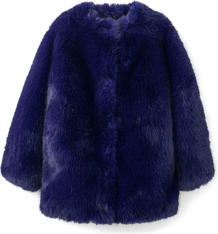 MANGO x Kaia Gerber Faux Fur Coat | Nordstrom | Nordstrom