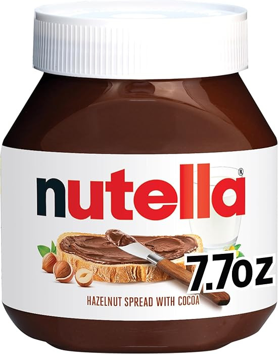 Nutella Hazelnut Spread With Cocoa For Breakfast, 7.7 Oz Jar | Amazon (US)