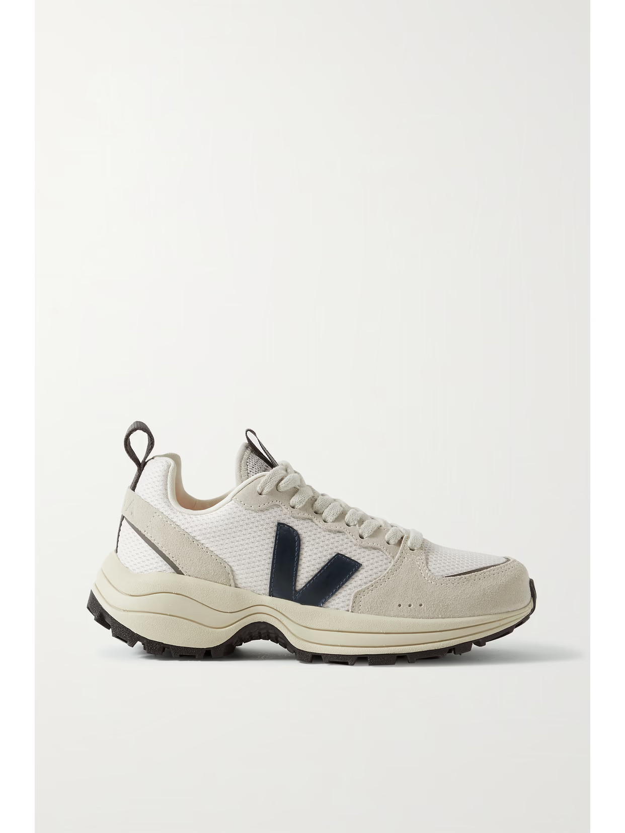 Veja - Venturi Suede And Leather-trimmed Alveomesh Sneakers - Blue | NET-A-PORTER (US)