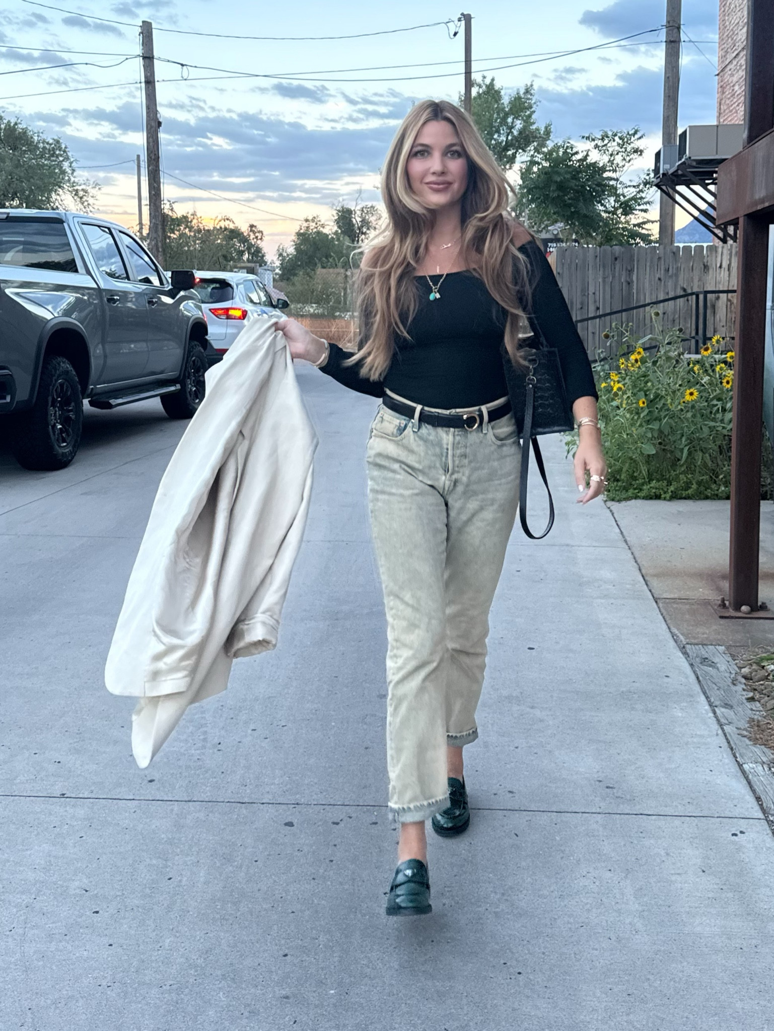 Top (you can skip a bra with this one because it’s built in) is size small
Jeans: 27
Shoes: TTS 
Blazer: small 

#LTKWorkwear #LTKTravel #LTKShoeCrush
