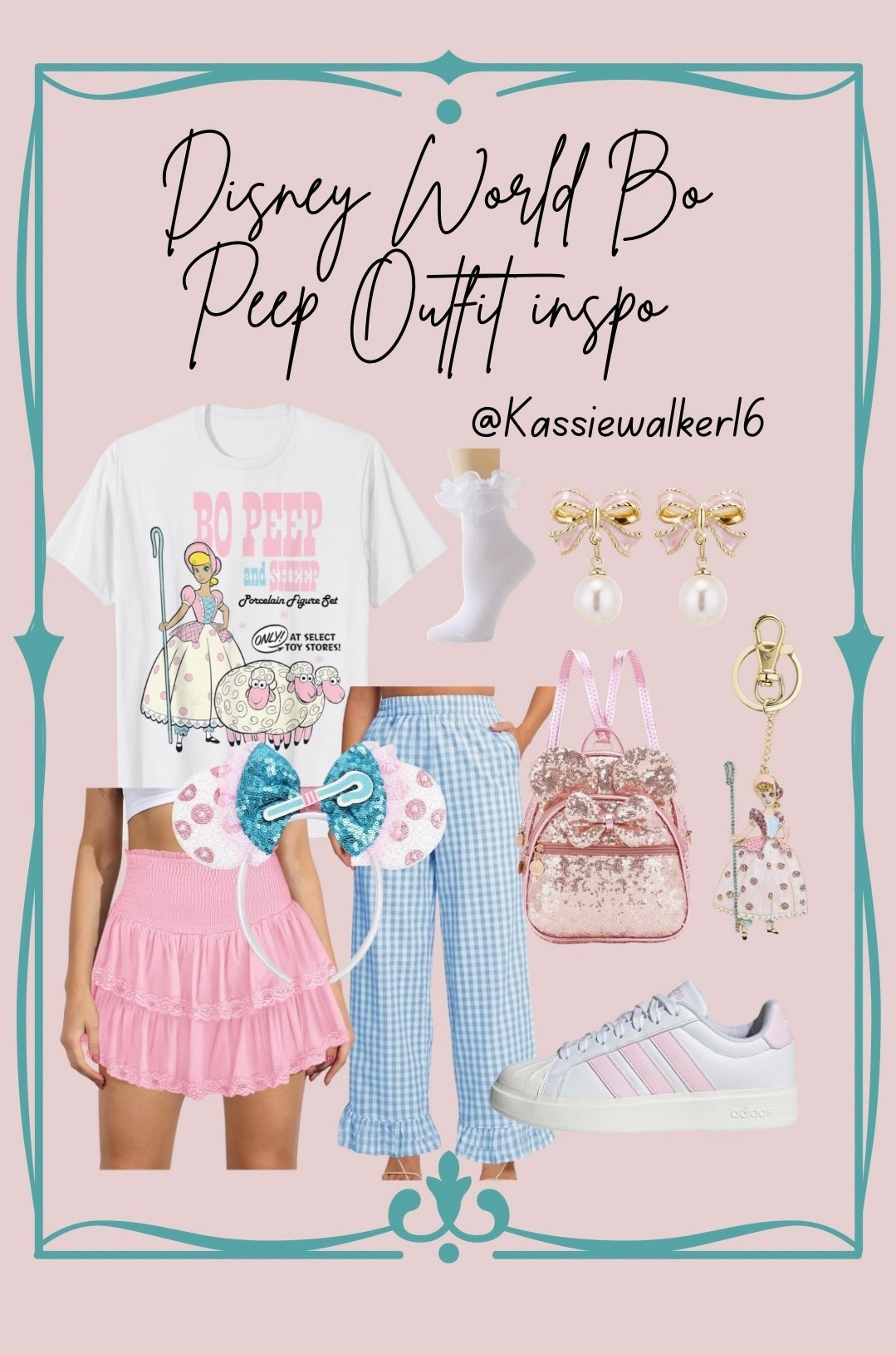 The most adorable Bo Peep and her sheep from Toy Story. Disney world outfit inspo. #disneyworld #outfitinspo #bopeep #toystory #disneyoutfits

#LTKFindsUnder50 #LTKActive #LTKSaleAlert