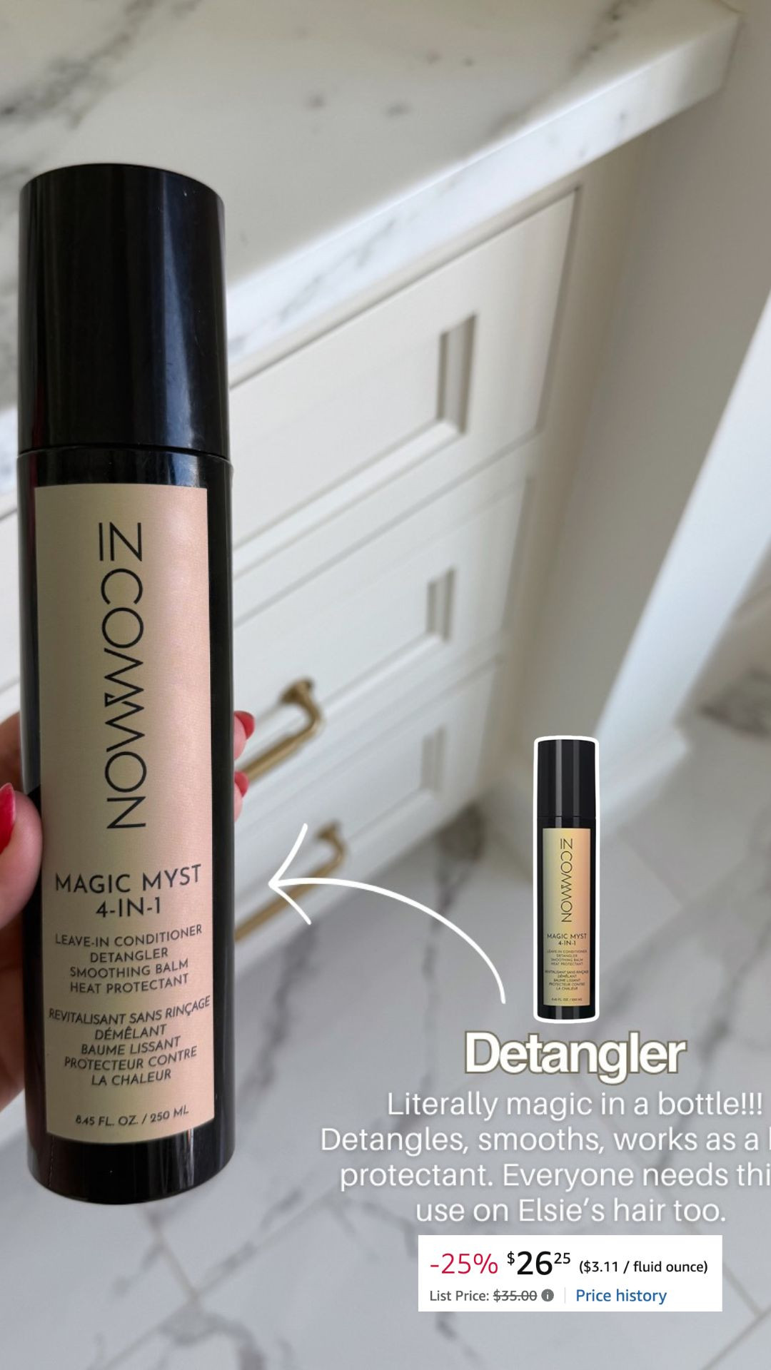 BEST detangler I have used on both mine and Elsie's hair im OBSESSED! 

 #LTKmomlife #LTKBeauty