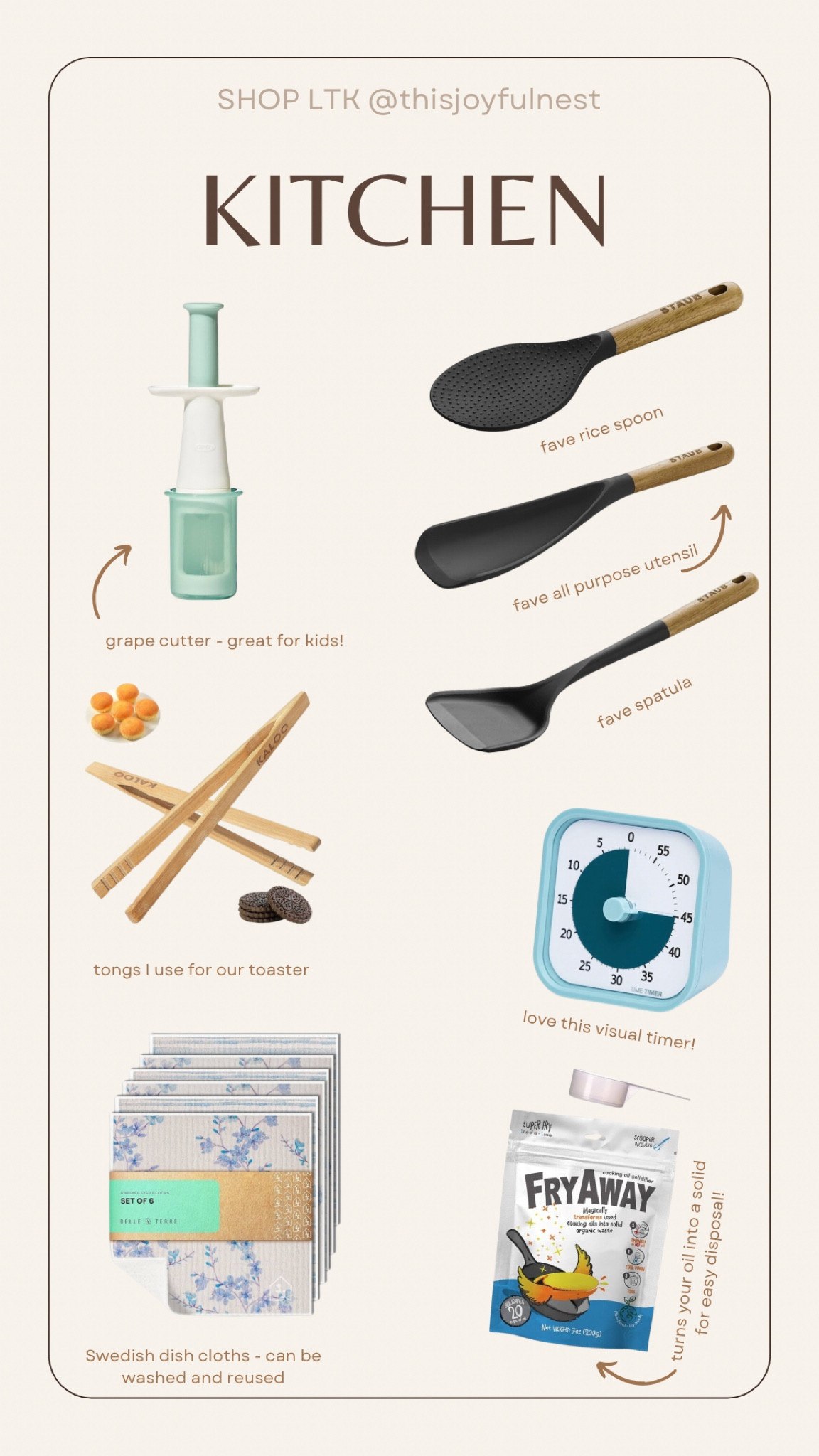 Kitchen favorites ☺️

#LTKSummerSales #LTKSaleAlert #LTKHome