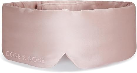 Dore & Rose Deep Sleep Mask Light Blocking, 23 Momme Mulberry Silk Eye Mask, Ultra Soft, Adjustab... | Amazon (US)
