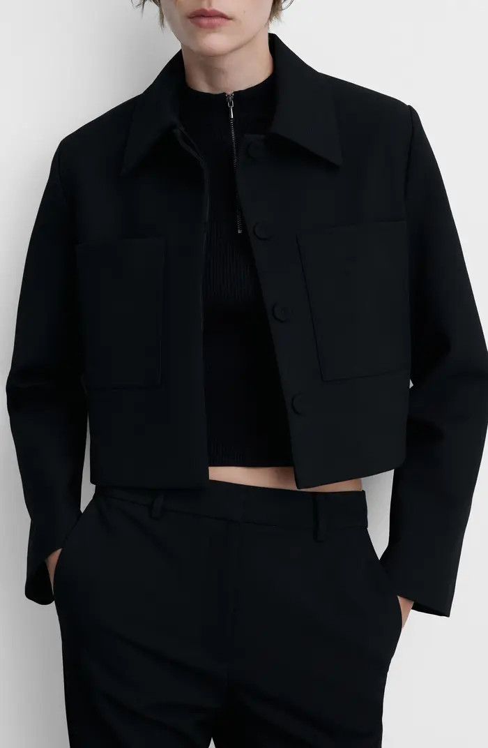 Crop Suiting JacketMANGO | Nordstrom