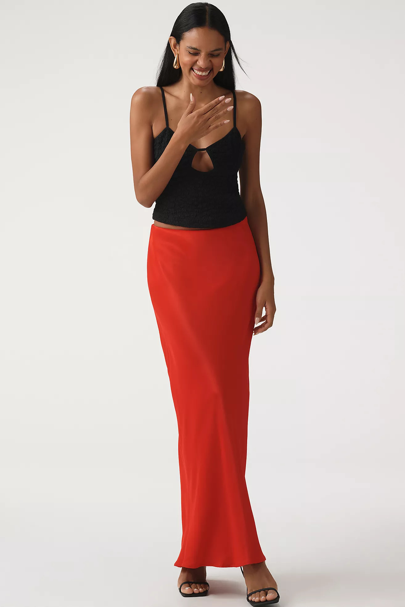 The Tilda Maxi Slip Skirt | Anthropologie (US)