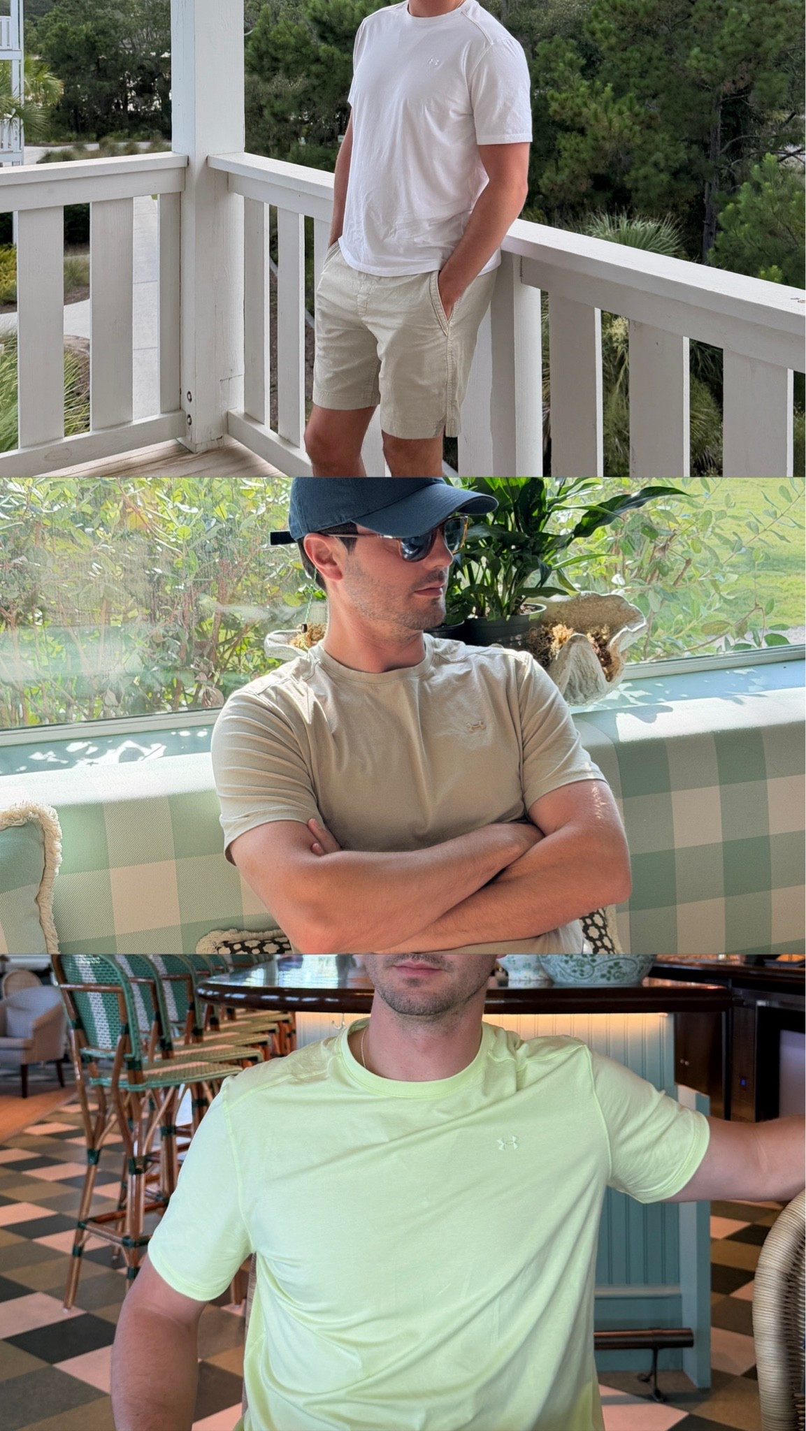 The Bouncy Tee from underarmour! Jake has been loving them, they’re Pima cotton blend wearing+ sweat wicking and look GOOD. Come in multiple colors. he’s 6’3 and wearing large regular

#LTKMens #LTKSeasonal