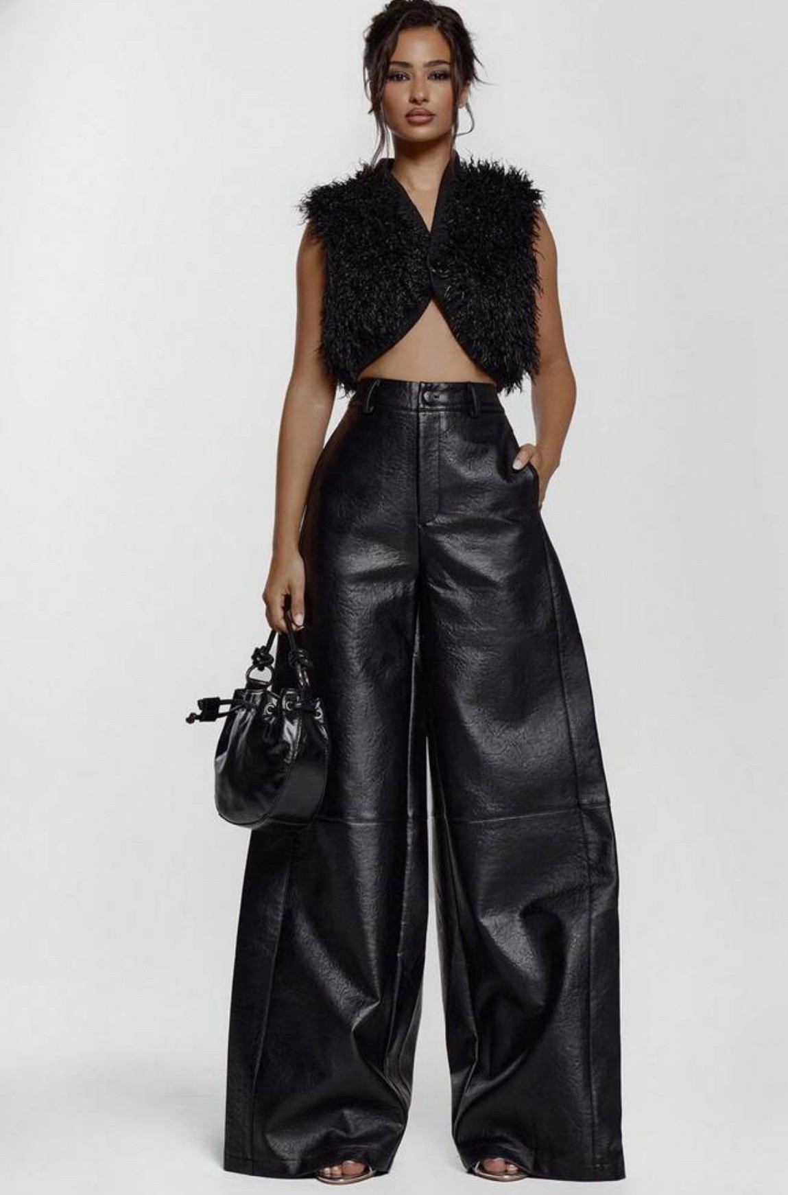 These pants are perfection and even though they’re faux leather, they feel rich! They do not even look faux. So good. 

#LTKHoliday #LTKgrwm #LTKootd