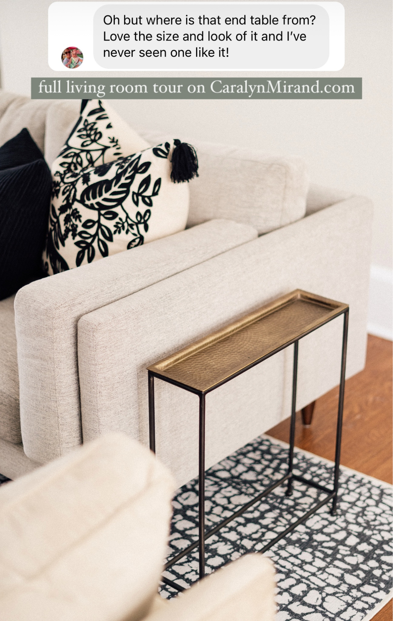 Zoe Side Table curated on LTK