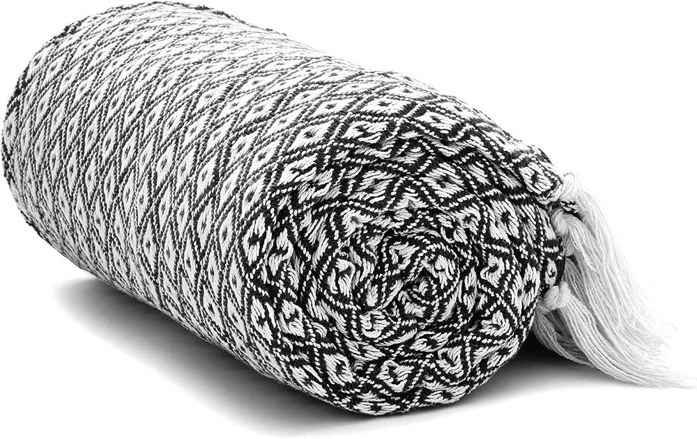 Americanflat 100% Cotton Throw Blanket for Couch - 50x60 - All Seasons Neutral Lightweight Cozy S... | Amazon (US)