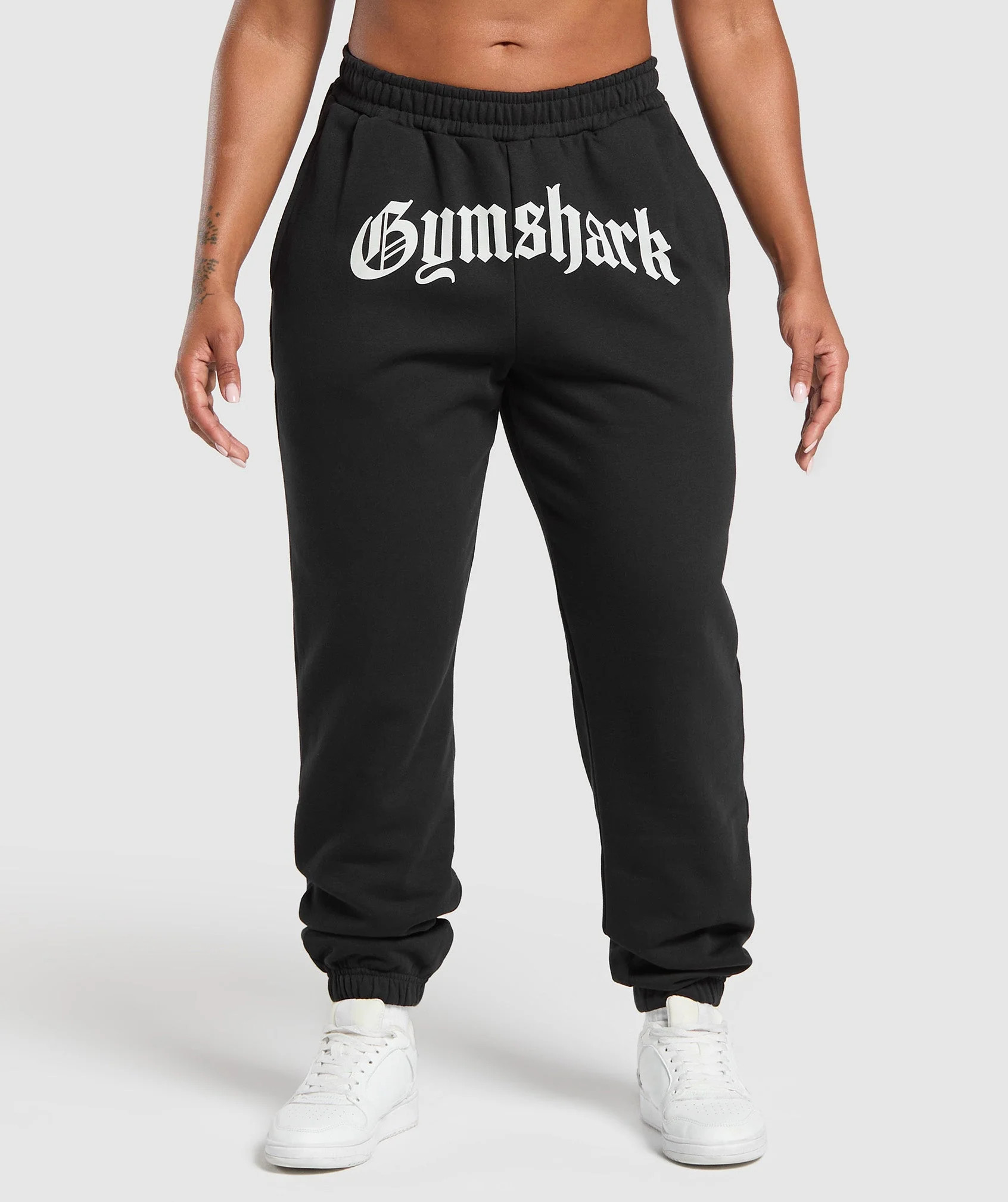 Gymshark Strength Department Graphic Joggers - Black | Gymshark US