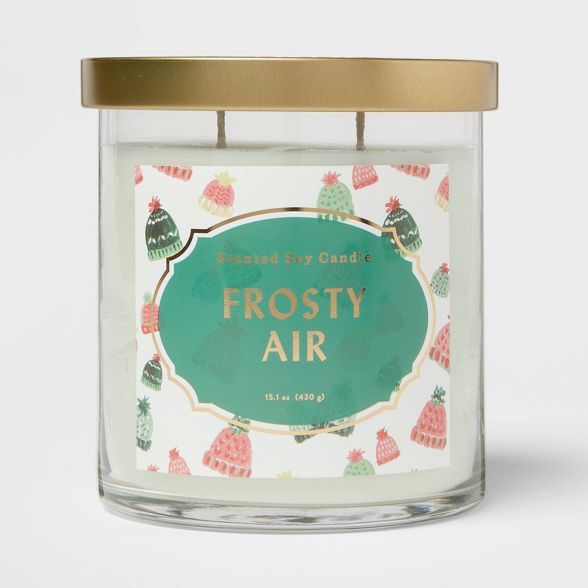 Target/Home/Home Decor/Candles & Home Fragrances/Candles‎Lidded Glass Jar Candle Frosty Air - O... | Target