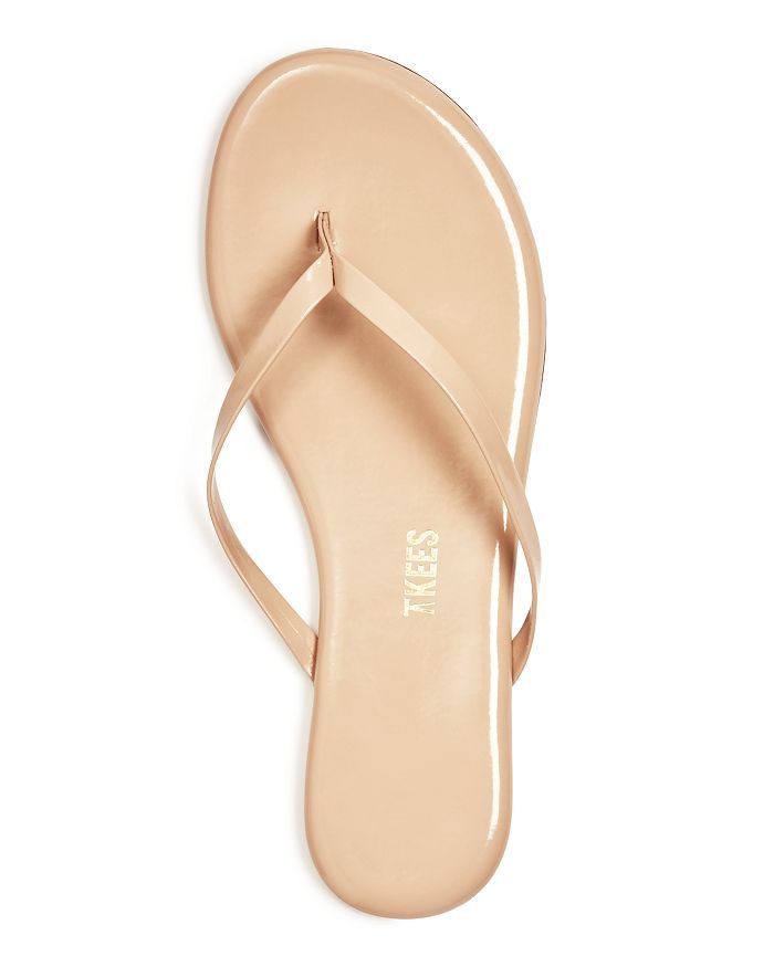 Women's Foundations Gloss Patent Leather Flip-Flops | Bloomingdale's (US)